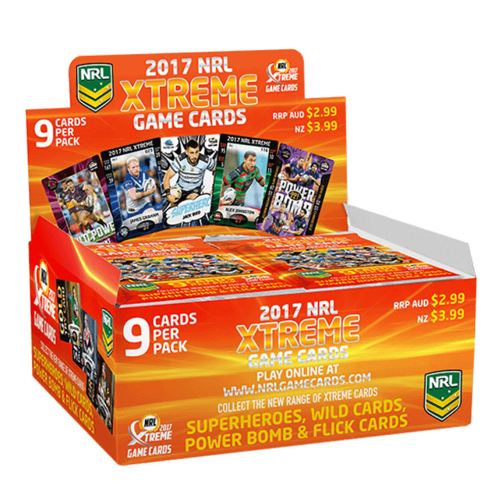 2017 NRL Xtreme Box (24 Packets) Card Central