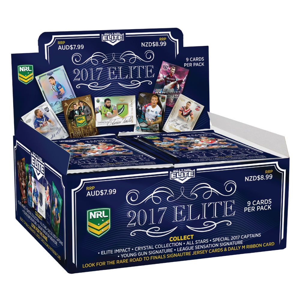 2017 NRL Elite Box (24 Packets) Card Central