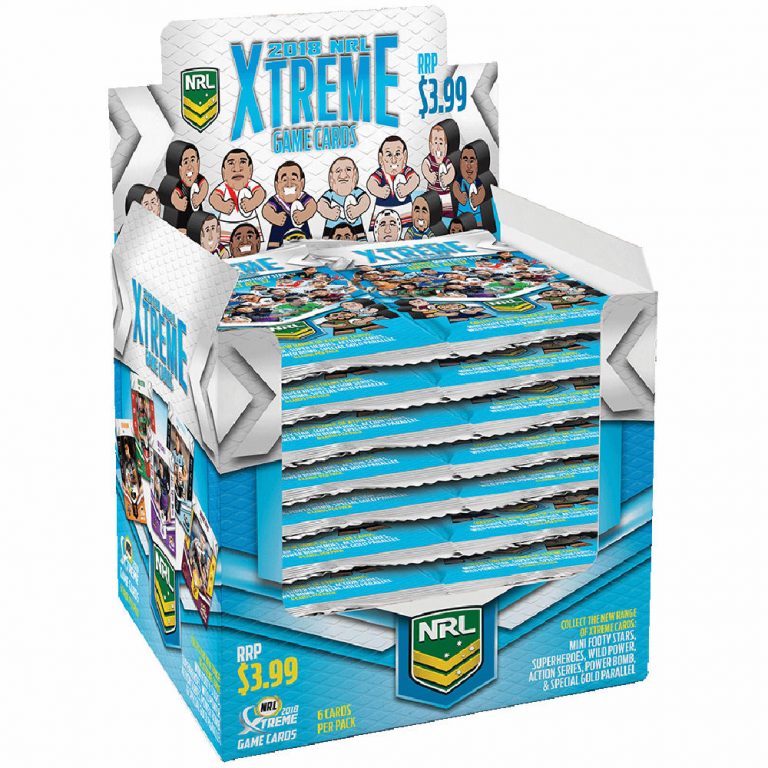 2018 NRL Xtreme Box (24 Packets) Card Central