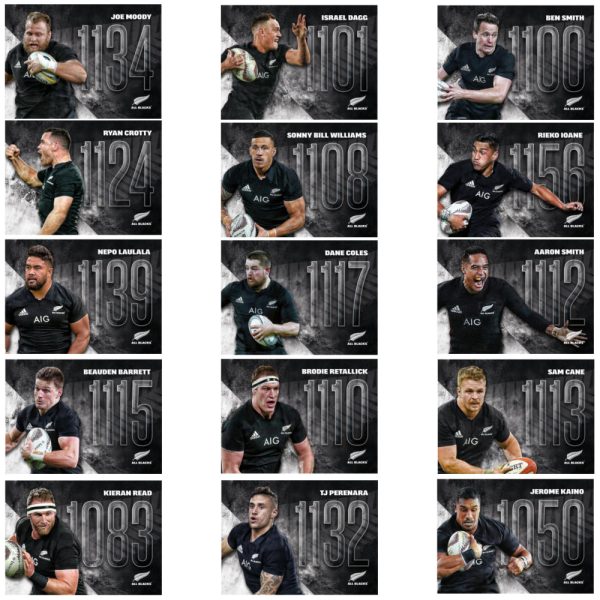 All Blacks Player Numbers